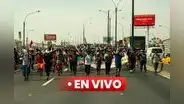 Panamericana Norte EN VIVO: cientos llegan a la plaza Dos de Mayo en el Centro de Lima