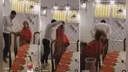 Quiso bailar con la abuela de su novia, pero mujer cae al piso en una vuelta