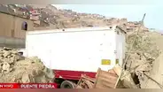 Puente Piedra: camión se estrella contra vivienda y deja a personas heridas