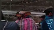 Junín: comuneros durmieron con frazadas y plásticos en cerro de Morococha para tener bloqueada la carretera