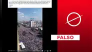 No, este video no muestra una manifestación en Lima, Perú