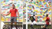 Valera anotó golazo de cabeza y Herrera falló debajo del arco en el 'U' vs. Cristal