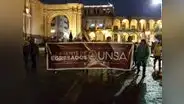 En plena lluvia, colectivos se movilizaron en Arequipa contra Dina Boluarte y el Congreso