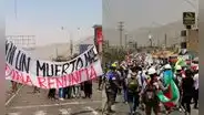 Protestas en Lima: cientos de manifestantes marchan desde Huaycán hacia el Centro de Lima