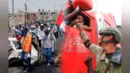 PNP y FF. AA. desbloquean Panamericana Sur y van por carreteras de Puno, Arequipa y Puerto Maldonado