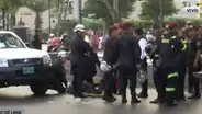 Cercado de Lima: vehículo policial atropella a transeúnte en la av. Abancay