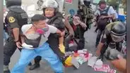 Centro de Lima: policías retienen a equipo de brigadistas de salud y les quitan sus pertenencias