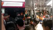 Metro de Lima: pasajeros reportan quedarse varados entre dos estaciones de SJL