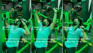 Joven va al gimnasio por primera vez y acaba en la sala de emergencias de un hospital