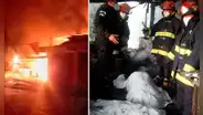 7 miembros de una familia fallecen en un incendio: padre se lanzó al fuego para salvarlos