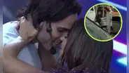 Gino Assereto y chica reality son captados en un carro tras apasionado beso en reto de actuación