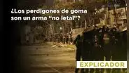 ¿Los perdigones de goma son un arma “no letal”?