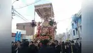 Procesión de la Virgen de la Candelaria fue con retraso por incidentes en plaza de Armas de Puno