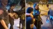 Marchas en Lima: denuncian que PNP golpeó a fotógrafo que cubría protestas en el centro de la ciudad