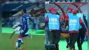 André Carrillo se retiró en camilla tras dura lesión en el Mundial de Clubes