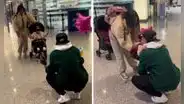Samahara Lobatón y su hija protagonizan tierno encuentro con Youna en aeropuerto