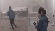 Periodista es sorprendido por 2 réplicas consecutivas del potente terremoto en Turquía