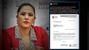Digna Calle formaliza su renuncia a la Mesa Directiva y al pago de remuneración como congresista