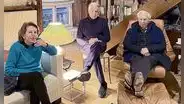 Mario Vargas Llosa en París con sus hijos y Patricia