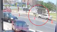 Asesinato en San Miguel: video muestra cómo salió del taxi el único sobreviviente tras balacera