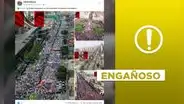 No, estas imágenes no corresponden a las protestas contra Dina Boluarte en 2023