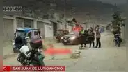 SJL: hombre es acribillado por sujetos y lo abandonan cerca a cementerio