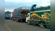 Cajamarca: manifestantes bloquearon carretera que une Cajabamba con San Marcos para exigir renuncia de Dina Boluarte