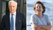 Mario Vargas Llosa y Patricia Llosa se lucen juntos oficialmente en ceremonia de la Academia Francesa