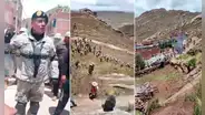 Aymaras obligan a militares a retirarse de Puno por los mismos cerros por donde llegaron