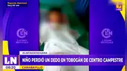 Carabayllo: niño perdió un dedo mientras jugaba en un tobogán de centro campestre