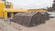 Minsa instala carpas en hospital Goyeneche  ante emergencia por lluvias