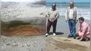 Tumbes: encuentran un petroglifo en la playa de Zorritos