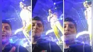 Vigilante no se resiste y termina cantando con Romeo Santos en su concierto: "Necesito ese trabajo"