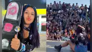 Milena Warthon llega a Chile para participar en Viña del Mar: "No me esperaba este recibimiento"