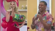 ‘Giselo’ recibe romántica sorpresa EN VIVO de su novio Paolo por el Día de San Valentín