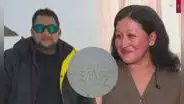 Periodista de Latina le pidió matrimonio a su novia en un enlace en vivo desde la Antártida