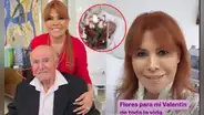 Magaly Medina conmueve al llevarle flores a su padre al hospital: “Mi 'Valentín' de toda la vida”