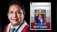 Congresista Ilich López se autosaluda por su cumpleaños