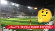 ¿Cuáles son las medidas reglamentarias de una cancha de fútbol?