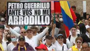 Marchas en contra de Petro: oposición colombiana le recuerda que las calles no son de izquierda