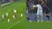 ¿Perjudican al Barza? Fred se llevó el balón con el brazo y el árbitro no cobró penal