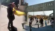 Mujer tuvo que ser cargada porque no quería ser liberada de la cárcel: “Me sacaron a la fuerza”