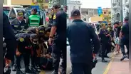 Marcha en Lima: PNP detiene a ciudadano que protestaba en plaza Dos de Mayo