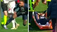 Neymar se torció el tobillo, rompió en llanto, intentó pararse pero se fue en camilla