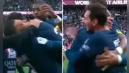 Kylian Mbappé y su emotivo abrazo con Messi tras el triunfo agónico de PSG sobre el Lille