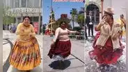 ‘Cholita Lu’, la tiktoker del momento que causa furor desde Puno con sus coloridas polleras