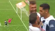 ¡Definición de crack! Pablo Sabbag le sombreó el balón a Carvallo para anotar el 1-0 de Alianza