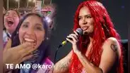 Milena Warthon disfrutó del show de Karol G en Festival de Viña del Mar en primera fila: "¡Te amo!"