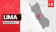 Temblor de magnitud 4.1 se sintió en Lima hoy, según IGP