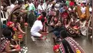 "Hermoso detalle": la propuesta de matrimonio que conmovió a los asistentes en el carnaval de Cajamarca